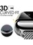 Apple Watch Uyumlu Series 3 42mm 3D Kavisli Temperli Cam Full Ekran koruyucu Kırılmaz Film Siyah 3
