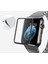 Apple Watch Uyumlu Series 3 42mm 3D Kavisli Temperli Cam Full Ekran koruyucu Kırılmaz Film Siyah 4