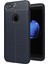 Apple iPhone 7 Plus Kılıf Suni Deri Dokulu Silikon 2