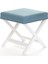 Evka Ahşap Bench Puf Light - Koyu Yeşil 1