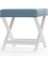 Evka Ahşap Bench Puf Light - Koyu Yeşil 2