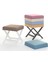 Evka Ahşap Bench Puf Light - Koyu Yeşil 3