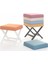 Evka Ahşap Bench Puf Dark - Sarı 3