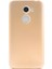 Alcatel İdol A3 Kılıf Premier Silikon Kılıf Gold + Cam 1