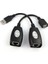 5058 Rj45 Usb Ek Uzatıcı Cat5e 6 Kablosu Ekleme Extension 1