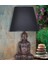 Modern Dizayn Buda Abajur Gold Gri 1