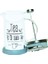 French Press Bitki Çayı Demliği Gri 600 ml 4