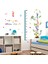 Çocuk ve Bebek Odası Boy Ölçer Harfler PVC Duvar Sticker 3