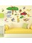 Orman Hayvanları ve İsimleri Çocuk ve Bebek Odası PVC Duvar Sticker 4