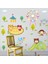 Sevimli Bebekler Lunapark Bebek ve Çocuk Odası PVC Duvar Sticker 1