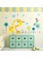 Fantasik Zürafa Çiçekler Bebek ve Çocuk Odası Duvar Sticker 1