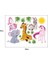 Unicorn Fil Zebra Çocuk ve Bebek Odası PVC Duvar Sticker 4