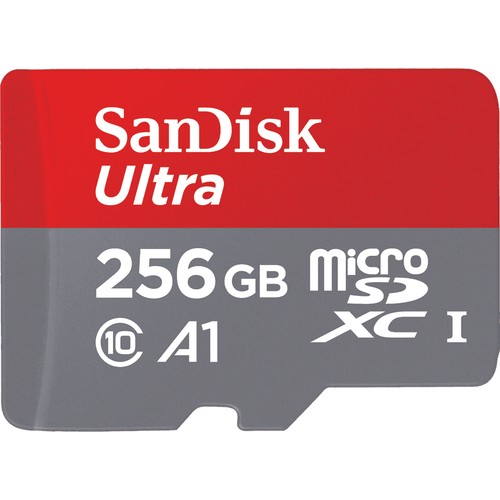 SanDisk Ultra 256GB microSDXC Hafıza Kartı UHS-I Adaptör ile Yüksek Hızlı Performans