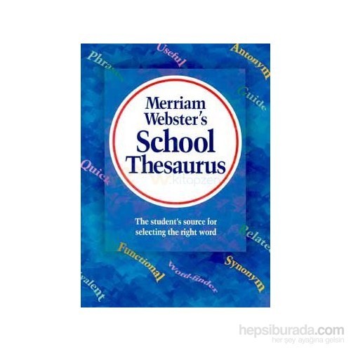 Merriam-Webster's School Thesaurus Kitabı Ve Fiyatı - Hepsiburada