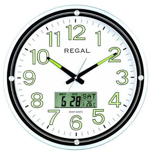 Regal 0543Bwlz Fosforlu Takvimli Isı Ölçer Duvar Saati Fiyatı Regal 0543Bwlz Fosforlu Takvimli Isı Ölçer Duvar Saati Fiyatı