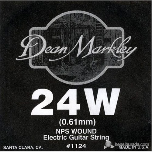 Dean Markley Nickel Steel Wounded .024 Elektro Gitar Telleri Fiyatı