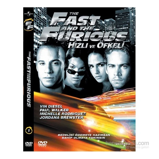 The  Fast And The  Furious (Hızlı ve Öfkeli) ( DVD )
