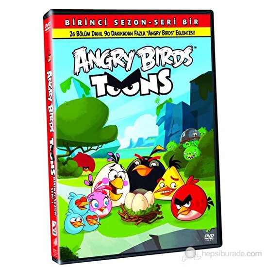 Angry Birds Toons Vol 1 (Angry Birds Toons Birinci Sezon Seri 1) (Blu-Ray Disc)