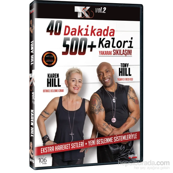Tk 500 Vol 2: 40 Dakikada 500+ Kalori Yakarak Sıkılaşın (DVD)