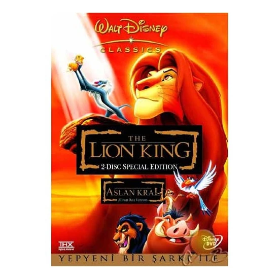 The  Lion King (Aslan Kral) (Double) ( DVD )