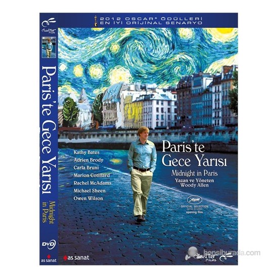 Midnight In Paris (Paris'te Gece Yarısı) (DVD)