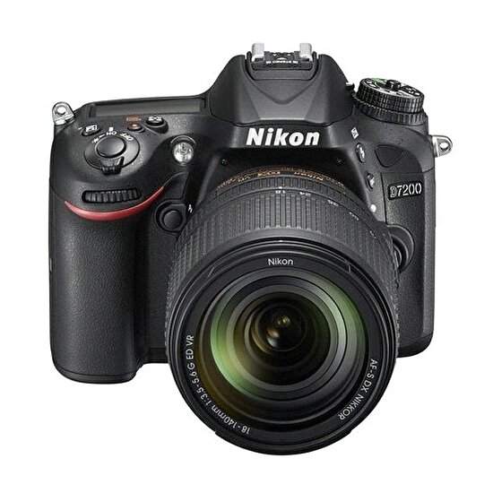Nikon D7200+18-140Mm Vr Lens Kit Slr Dijital Fotoğraf Makinesi  İthalatçı Garantili