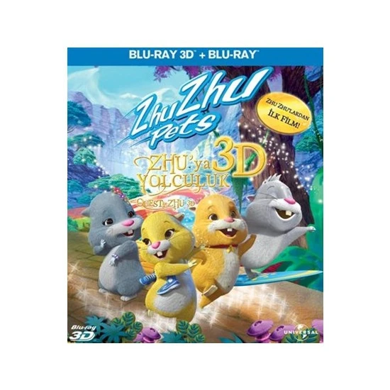 Zhu Zhu Pets: Quest for Zhu (Zhu'ya Yolculuk) (3D Blu-Ray Disc)