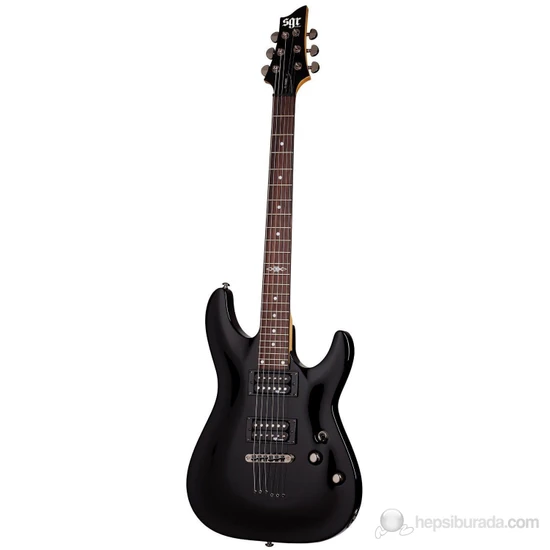 Schecter SGR C-7 7 Telli Elektro Gitar (Gloss Black)