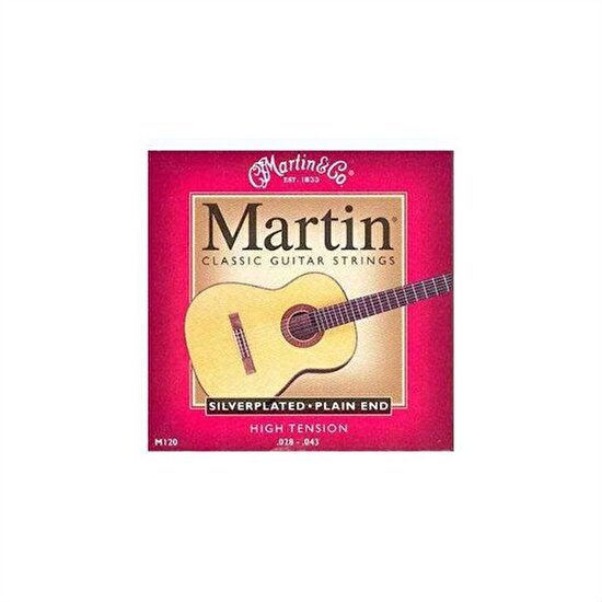 Martin M120 Klasik Gitar Teli Gümüş Kaplamalı