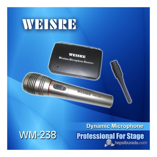 Weisre Wm-238 Kablosuz Mikrofon