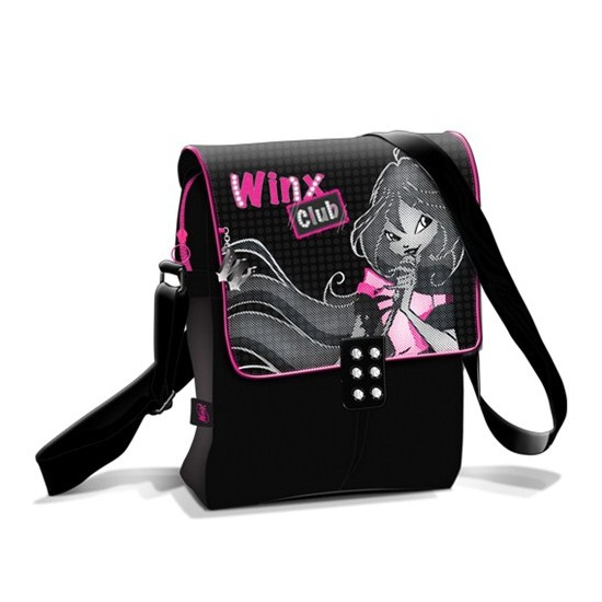 Winx Postacı Çanta Black Fashion 30 x 37 x 6 cm