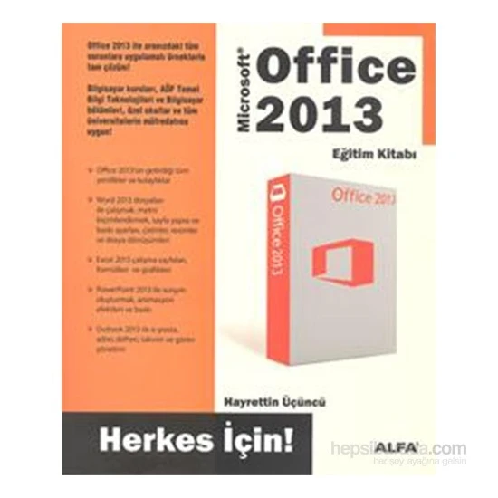 Office 2013 - Eğitim Kitabı - Hayrettin Üçüncü