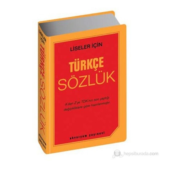 Türkçe Sözlük (Büyük Boy) (Liseler İçin)