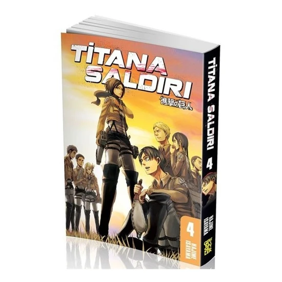 Titana Saldırı 4. Cilt Türkçe Çizgi Roman - Hajime İsayama