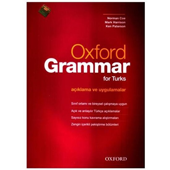 Oxford Grammar For Turks Açıklama Ve Uygulamalar