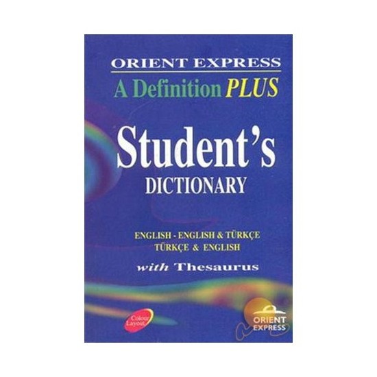 A Definition Plus Student's Dictionary With Thesaurus / Kitabı