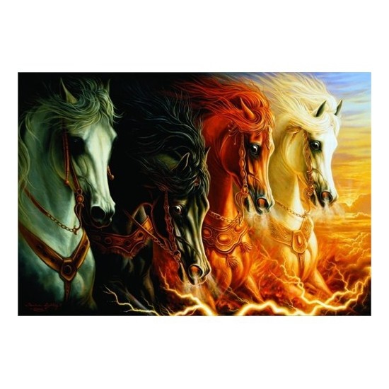 Anatolian Puzzle Mahşerin Dört Atlısı/ The Four Horses Of Apocalypse (2000 Parça)