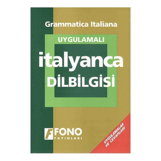 Fono İtalyanca Dilbilgisi - Begüm Başoğlu