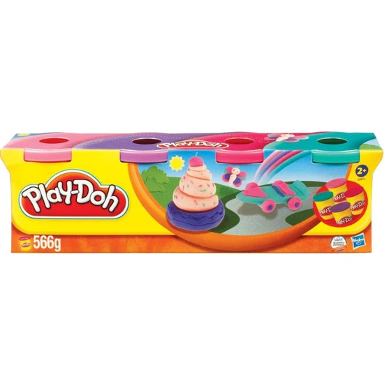 Play-Doh Hasbro Play-Doh Oyun Hamuru 4 Lü (Prm)566 gr B5517