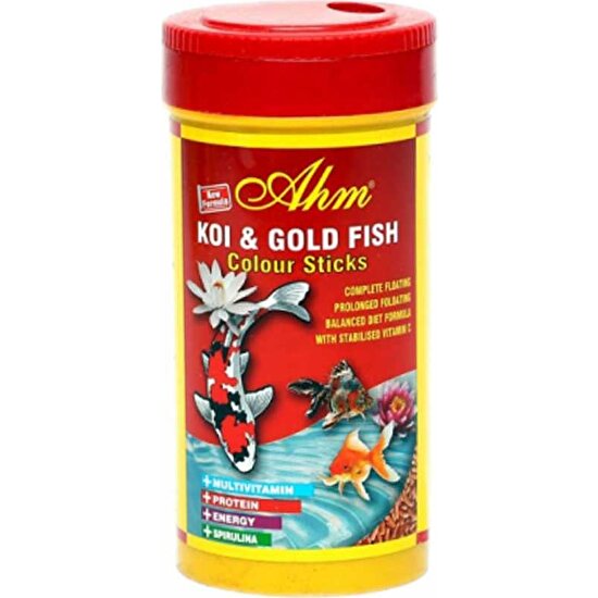 Ahm Koi Goldfish Colour Sticks 250 Ml