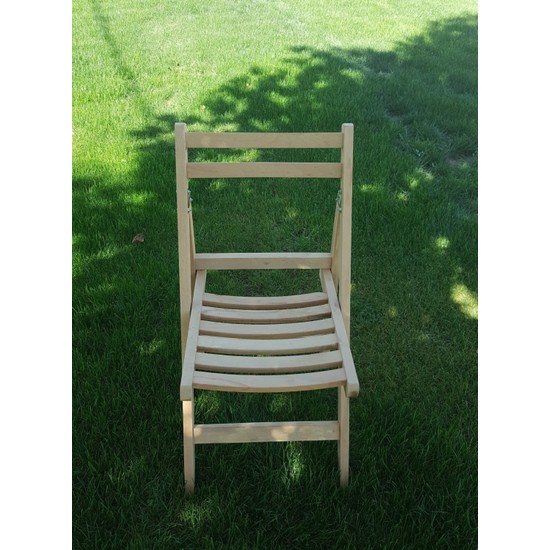 Tekzen Katlanır Ahşap Sandalye Naturel Fiyatı