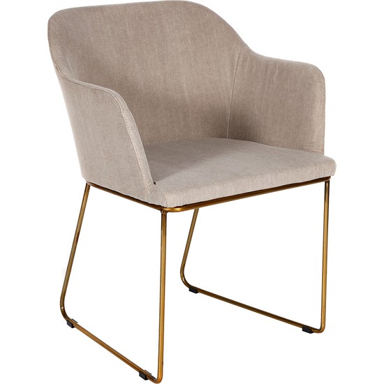 Altıncı Cadde Sun Sandalye Kum Rengi Pirinç Renk Ayaklı Fiyatı