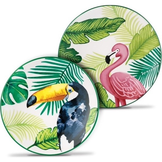 Schafer 4 Parça Tropical Pasta Tabağı 21 cm Fiyatı