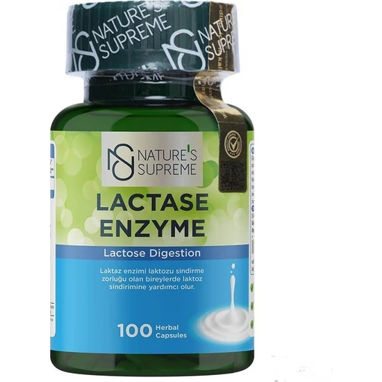 Nature's Supreme Lactase Enyzme 100 Kapsül