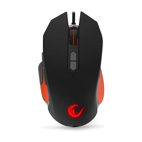 Rampage STRIKE SMX-R14 Siyah/Turuncu 9 Tuş Oyuncu RGB Mouse