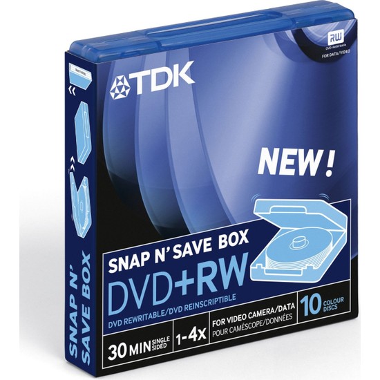 Tdk Mini Dvd+Rw 1.4Gt 2X 10 Adet
