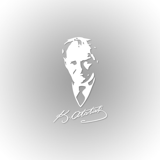 Decofour İmzalı Atatürk Silüeti Duvar Sticker 60X35Cm Fiyatı
