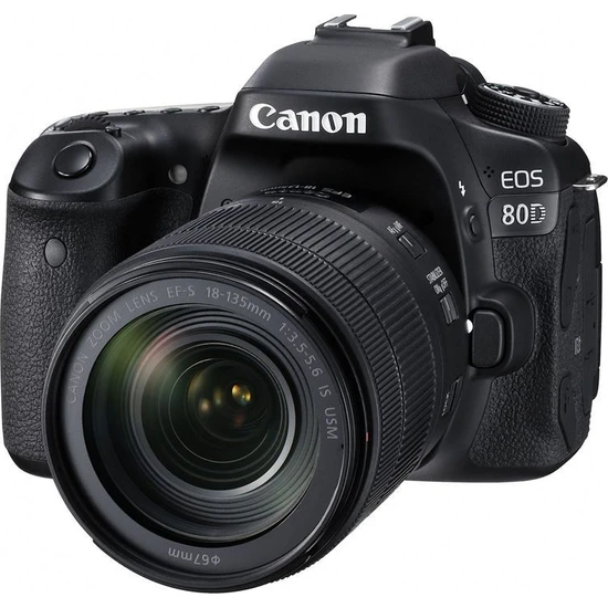 Canon Eos 80D 18-135mm IS USM Nano Lens Kit + 16Gb Kart + Çanta