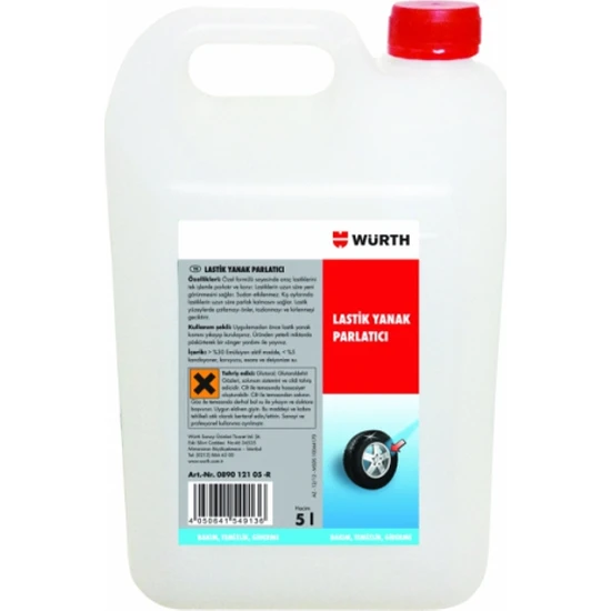 Würth Lastik Yanak Parlatıcı 5 Litre