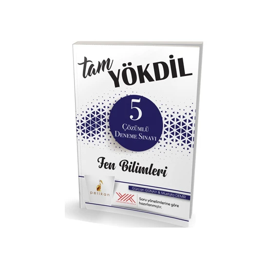 Pelikan Yayınları Tam YÖKDİL  Fen Bilimleri 5 Deneme Çözümlü